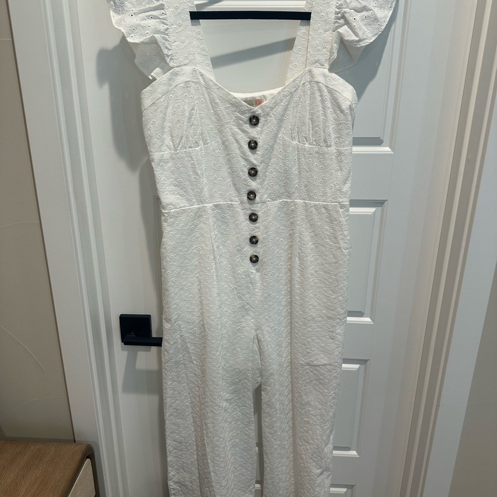 White Lace Jumpsuit